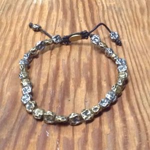 M.Cohen silver and brass rock bracelet
